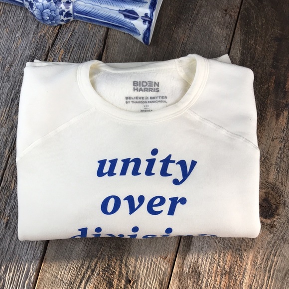 Biden Harris Believe in Better Pullover Sweatshirt Size Large - Picture 2 of 8